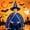 Blue, variant on Red Golden Star Wizard Witch Cape Set For Halloween Cosplay Costume, 2 Piece Halloween Masquerade Dress Up Costume Outfit With Matching Pointed Hat