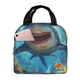 thumbnail image 1 of Fotbe Colorful Underwater Shark Bolsa Térmica con Estampado y Forro de Aluminio Grueso Bolsa de Almuerzo con Bolsillo Frontal para Hombres y Mujeres, Ideal para Trabajo, Escuela, 1 of 8