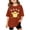 Brick Red, variant on LUOGENLI Liitle Girl's Casual T-Shirt Animail and Letter Print Short Sleeve Tee Shirts Comfortable Tops for Toddler Brick Red Size 5-6 Years