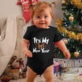 thumbnail image 2 of Youmylove Soft Comfy Boys Girls Short Sleeve Christmas Letter Printed Romper Bodysuit Fall Clothes Child Jumpsuits Clothing Playwear, 2 of 5