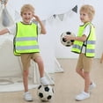 thumbnail image 7 of GOGO Kids Adjustable Reflective Vests, Reinforced High Visibility-Neon Green-L, 7 of 7