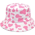 thumbnail image 3 of CoCopeaunts Cow Bucket Hat for Women Packable Double-Sided Wear Summer Cotton Men Fisherman Hat Beach Outdoor Sunshade Caps, 3 of 8