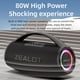 thumbnail image 3 of Altavoz estéreo inalámbrico ZEALOT BT con sonido potente de 80 W, 3 of 8