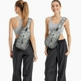 thumbnail image 4 of Crossbody Sling Backpack for Women Men Small Shark Repeat Figure Shoulder Sling Crossbody Casual Chest Bag for Travel Sports Running Hiking, 4 of 4