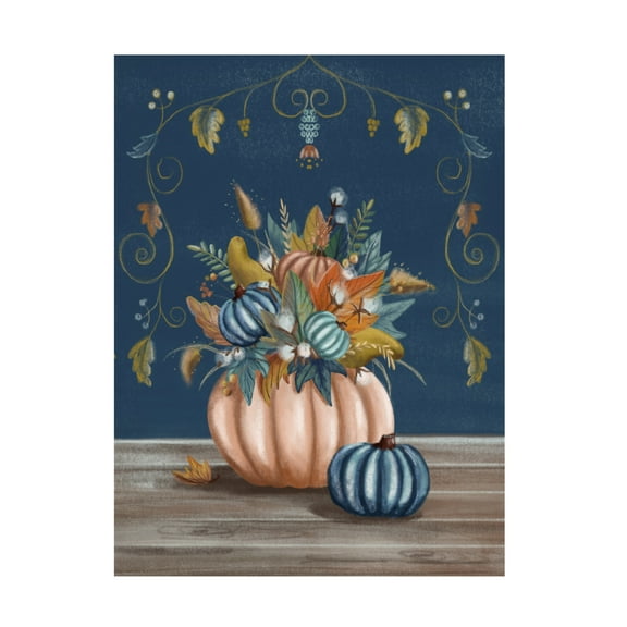 Canvas Wall Art - Christine Rotolo 'Pumpkin Spice 2' Wall Art for Living Room, Bedroom, or Office Décor by Trademark Fine Art - 14 x 19 Inches
