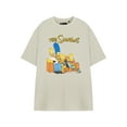 thumbnail image 1 of The Simpsons T-Shirt Beige à Manches Courtes pour Hommes, 1 of 6