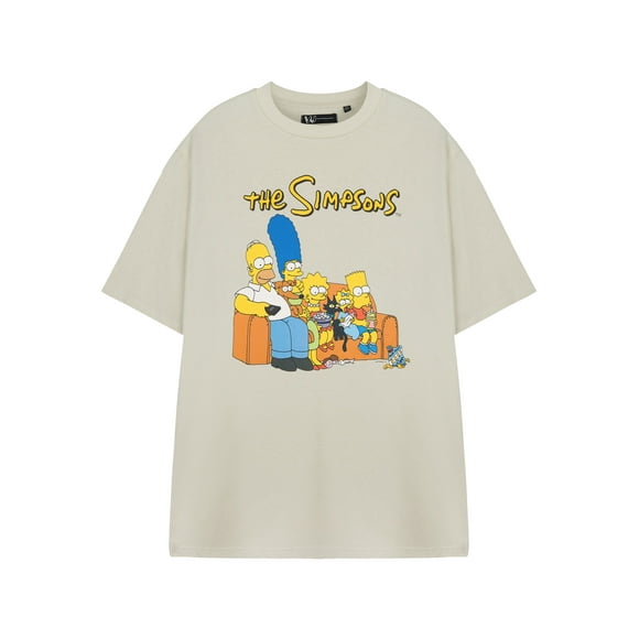 The Simpsons T-Shirt à Manches Courtes Beige pour Hommes