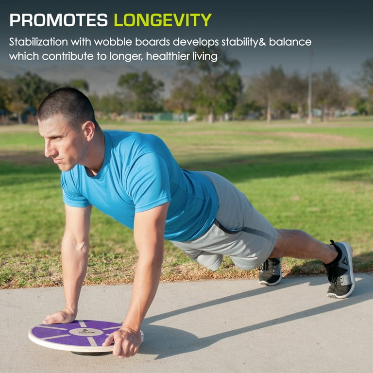 Prosourcefit Wooden Balance Board, Non-Slip Wobble Trainer photo 5