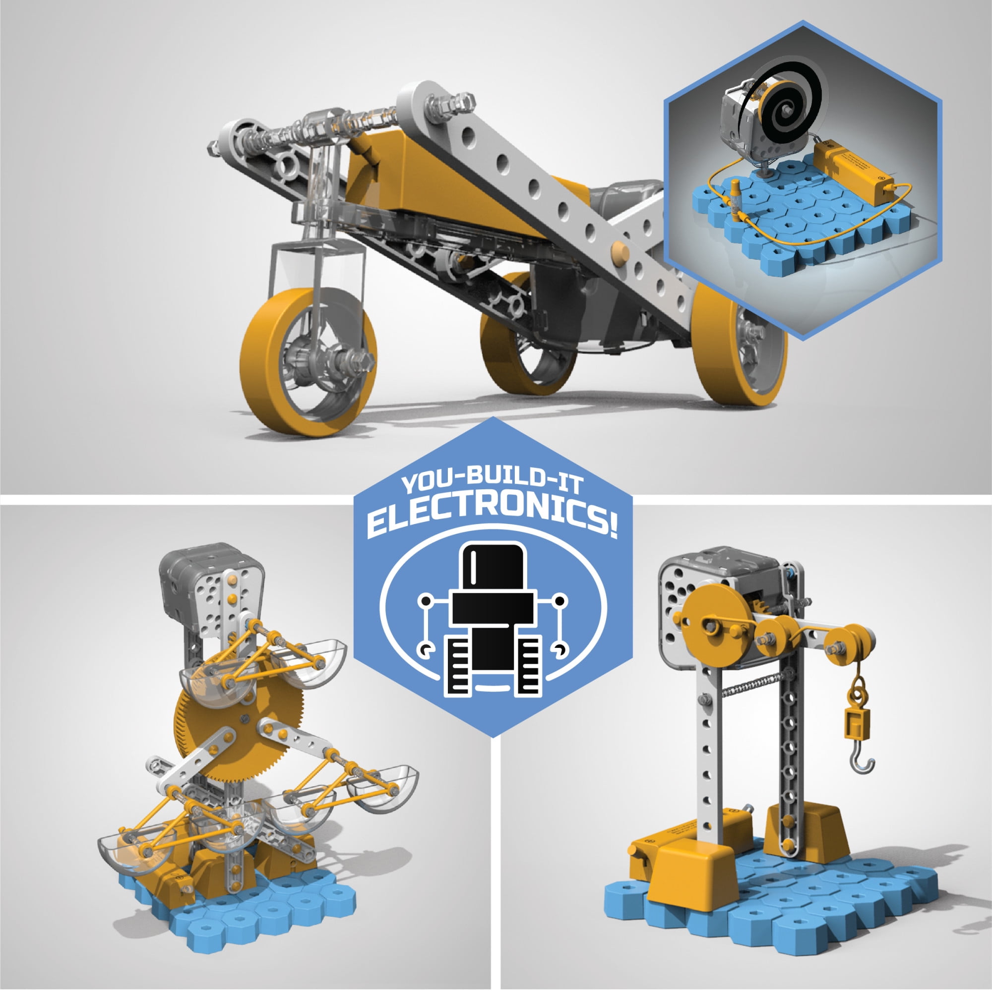 Discovery #Mindblown Electricity Construction Set, 10 Vehicle Kits