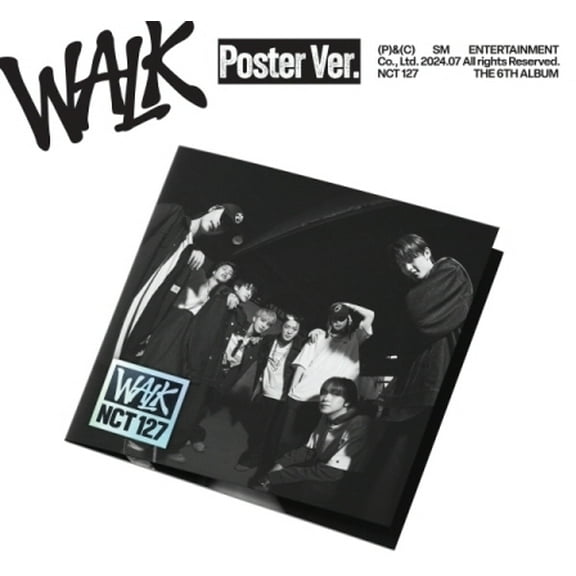 NCT 127 - Walk - Poster Version - incl. Booklet, ID Card   Photocard - Music & Performance - CD