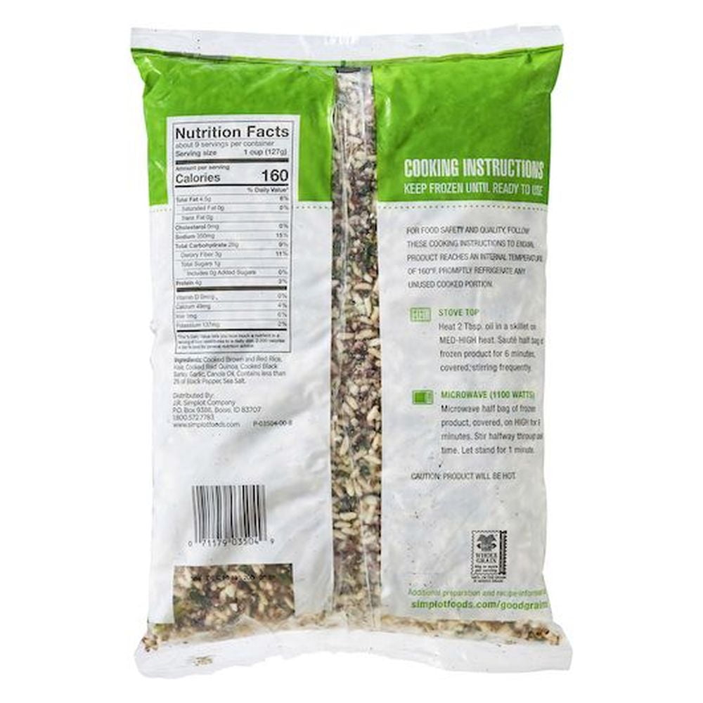 Simplot Good Grains Ancient Grain and Kale Blend, 2.5 Pound -- 6 per case