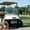 Clear, variant on EZGO Marathon Golf Cart ALL AMERICAN™ Folding Flip Windshield, Tinted/Clear