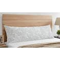 thumbnail image 3 of Sweet Jojo Designs Lace Grey Body Pillow Cover Case 54x20 (Pillow Not Included), 3 of 6