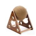 thumbnail image 1 of Cat Scratcher Toy Cat Scratching Ball Kitten Scratcher Toy Cat Scratcher Toy Ball Cat Scratcher Ball Cat Scratcher Toy Interactive Wood Natural Sisal Cat Scratching Ball For Cats, 1 of 1