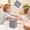 Gray, variant on Cotton Washcloths, Face Towels, 6-Pack, 100% Cotton, Soft, Absorbent, for Bath, Gym, Travel