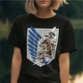 thumbnail image 4 of Attack on Titan Erin Yeager and Mikasa Ackerman Tribute T-shirt Designed by Impressive Inks, 4 of 5