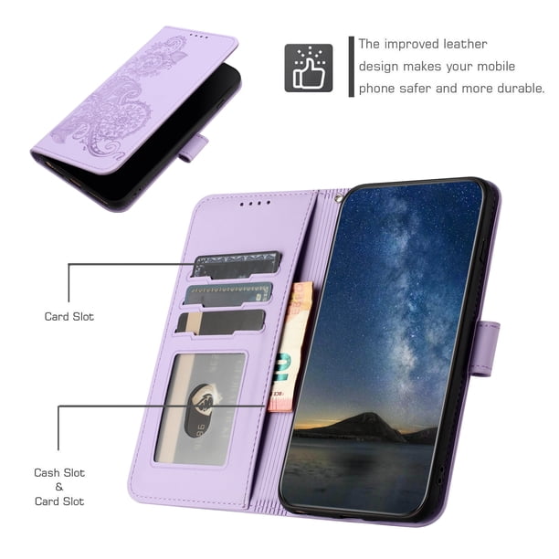 Cases for Samsung Galaxy A54 5G, Wallet Case for Women Girls with