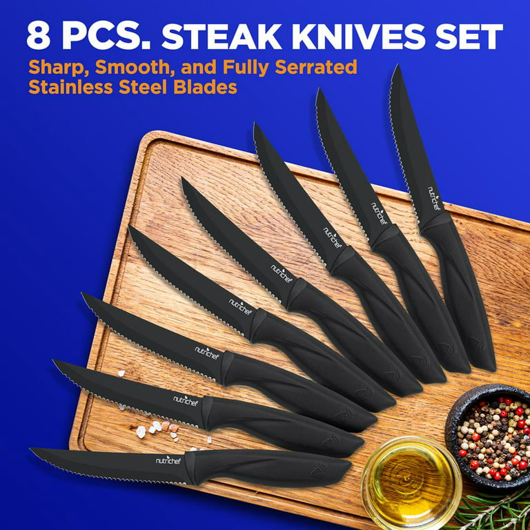 8 Piece Kitchen Knife Set - Multi-purpose Unbreakable Ergonomic