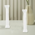 thumbnail image 4 of WHAMVOX 12Pcs Roman Column Pedestal White Plastic Classical Miniature Pillar For Micro Landscape Yard, 4 of 8