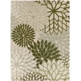 thumbnail image 2 of Nourison Aloha Indoor/Outdoor Ivory Green 9' x 12' Area Rug (9x12), 2 of 9