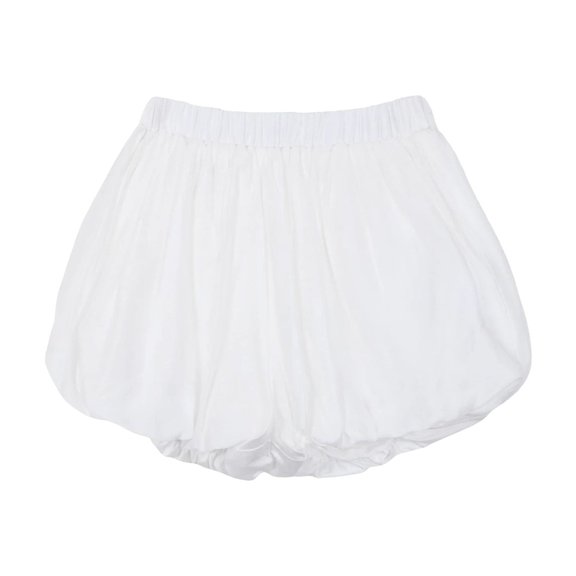 Mercatoo Girls Bubble Shorts High Waisted Puffy Skorts Y2K 𝗠ini Skirts 𝗥uffle 𝗛em 𝗕loomers Elastic Waist Cute Shorts Athletic Bottoms