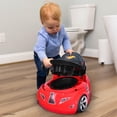 thumbnail image 2 of Inodoro para ir al baño, coche de carreras Hot Wheels, rojo, 12 meses o más, 2 of 6