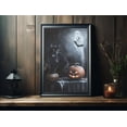 thumbnail image 2 of Black Cat And Ghost Poster Print, Halloween Poster, Poster For Halloween, Wall Art Halloween, Pumpkin Halloween Wall Art, 2 of 5