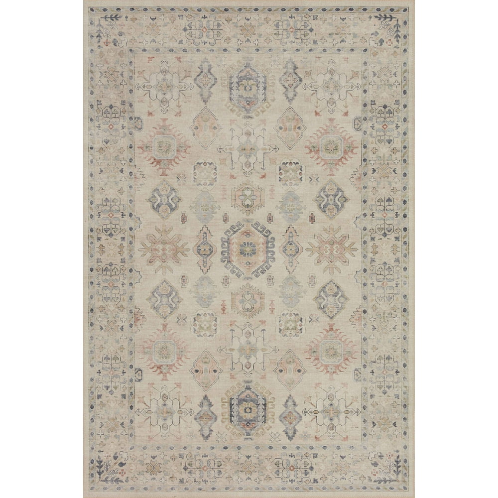Loloi II Hathaway Printed Oriental Beige / Multi Area Rug