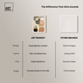 thumbnail image 6 of Soft Spot Boho Neutral Abstract Canvas Wall Art by Art Remedy, Gallery Wrapped, 24"x30", 6 of 7