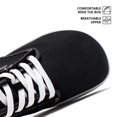 thumbnail image 3 of GUBARUN Barefoot Minimalist Shoes Womens Mens | Zero Drop | Wide Width Fashion Sneaker Black/White,9.5 Wide Women/8.5 Wide Men, 3 of 8