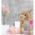 thumbnail image 6 of DolliBu Happy Mother's Day Super Soft Brown Llama Plush Hat - Cute Stuffed Animal with Pink Heart Message for Best Mommy, Grandma, Wife, Daughter - Cute Farm Life Plush Toy Gift - 16.5 Inches, 6 of 6