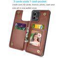 thumbnail image 2 of Tekcoo for Motorola Moto G Stylus 5G 2023 Wallet case, Flip Wallet Leather Magnetic Clasp Case with Credit Card Holder and Shockproof Function Kickstand Phone Cover - Brown, 2 of 7