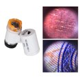 thumbnail image 4 of Mini Microscope Magnifier, 60X Jewelry Identify Microscope Lightweight Mutifunctional LED Light  For Vintage Collecting White,Black, 4 of 8