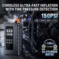 thumbnail image 5 of TRAKAR Jump Starter with Air Compressor,5000A Peak Car Battery Jump Starter(9.0 Gas/8.0L Diesel) 150PSI 14.8V Jump Box Car Battery Jumper Starter Portable with Jumper Cables,Power Bank,LCD Display, 5 of 7