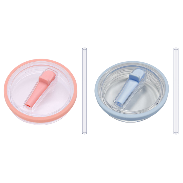 Tapa Pajita Abatible para 40Oz Cubierta A Prueba Derrames Repuesto () Color Rosa