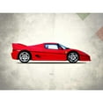thumbnail image 3 of Rogan, Mark 18x15 Black Modern Framed Museum Art Print Titled - Ferrari F50, 3 of 5