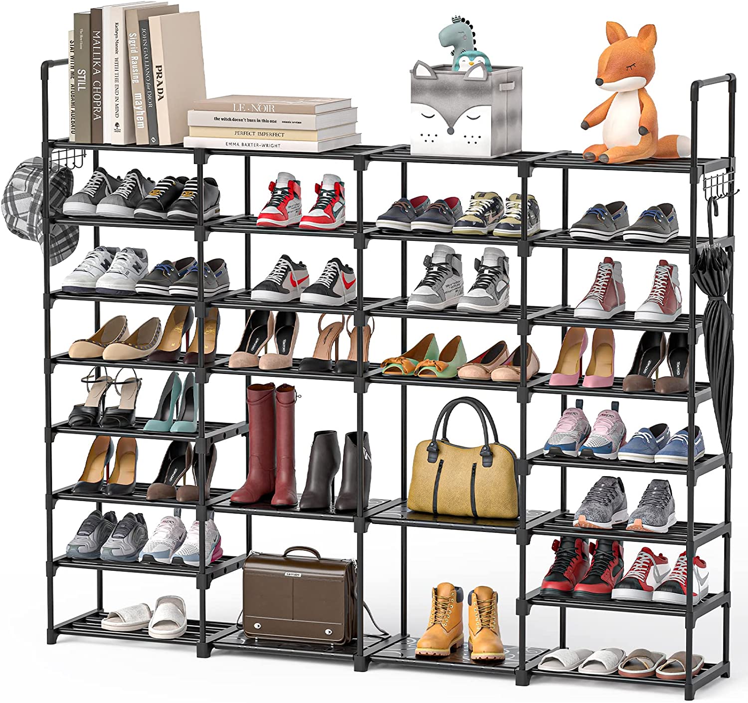 Homehours Extra Large Shoe Rack Organizer for Closet for Garage 72