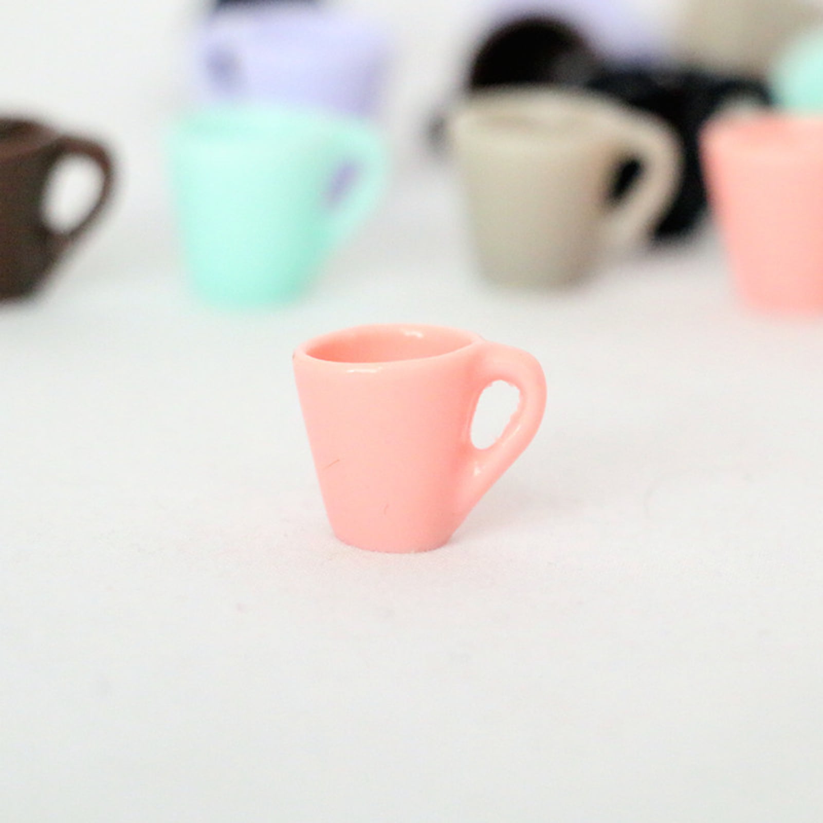 Dollhouse Glass Mug, Miniature Plastic Coffee Mug, Doll House Drink, MiniatureSweet, Kawaii Resin Crafts, Decoden Cabochons Supplies