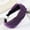 Purple, variant on MSJUHEG Western Headbands,Top Knot Headband,Tie Headband,Headbands,Bow Headbands,Bow Knot Silk Head Hoop Simple Sweet Girls Hair Headbands Purple One Size