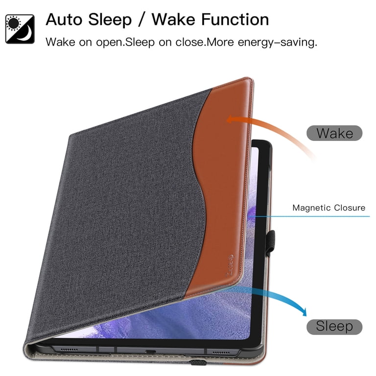 ZtotopCases Premium PU Leather Case for Samsung Galaxy Tab S8+/S7