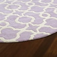 thumbnail image 2 of Kaleen Tara Round - Lilac 3'9" x 3'9" 100% Wool Rug, 2 of 2