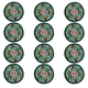 thumbnail image 1 of Posavasos de tela con bordado floral para bebidas, diseño étnico vintage, 1 of 5