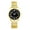 M-Goldblack, variant on Stretch Watch for Men, Clear and Easy To Read Large Arabic Numerals Dial Stainless Steel Strap Portable Stretch Watch