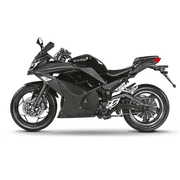 Emmo Zone GTS 72V/45Ah SLA - Full-Size Sports Electric Motorcycle E-bike - QS Super Torque Motor - Up to 180km Range - Programmable controller – 70-80km Range - Black