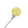thumbnail image 3 of Uxcell Ceiling Fan Pull Chain Light Lighting Accessories Extension Ice Cracked Crystal Ball Pendant Golden, 3 of 6