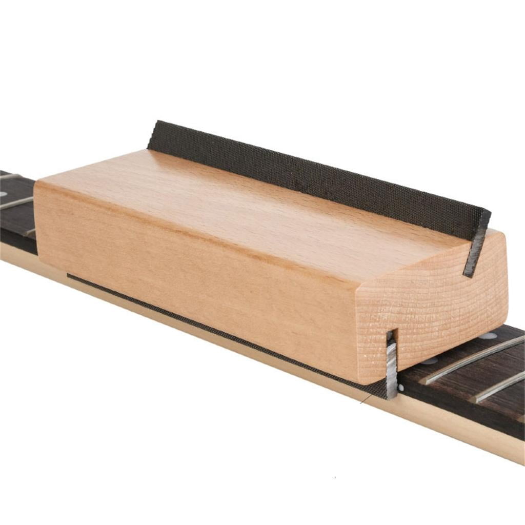 Yihuala 35/90 Degree Guitar Fret Beveling File Guitar Fret End Straightening Tool for Acoustic or Electric Bass Guitar Enduring