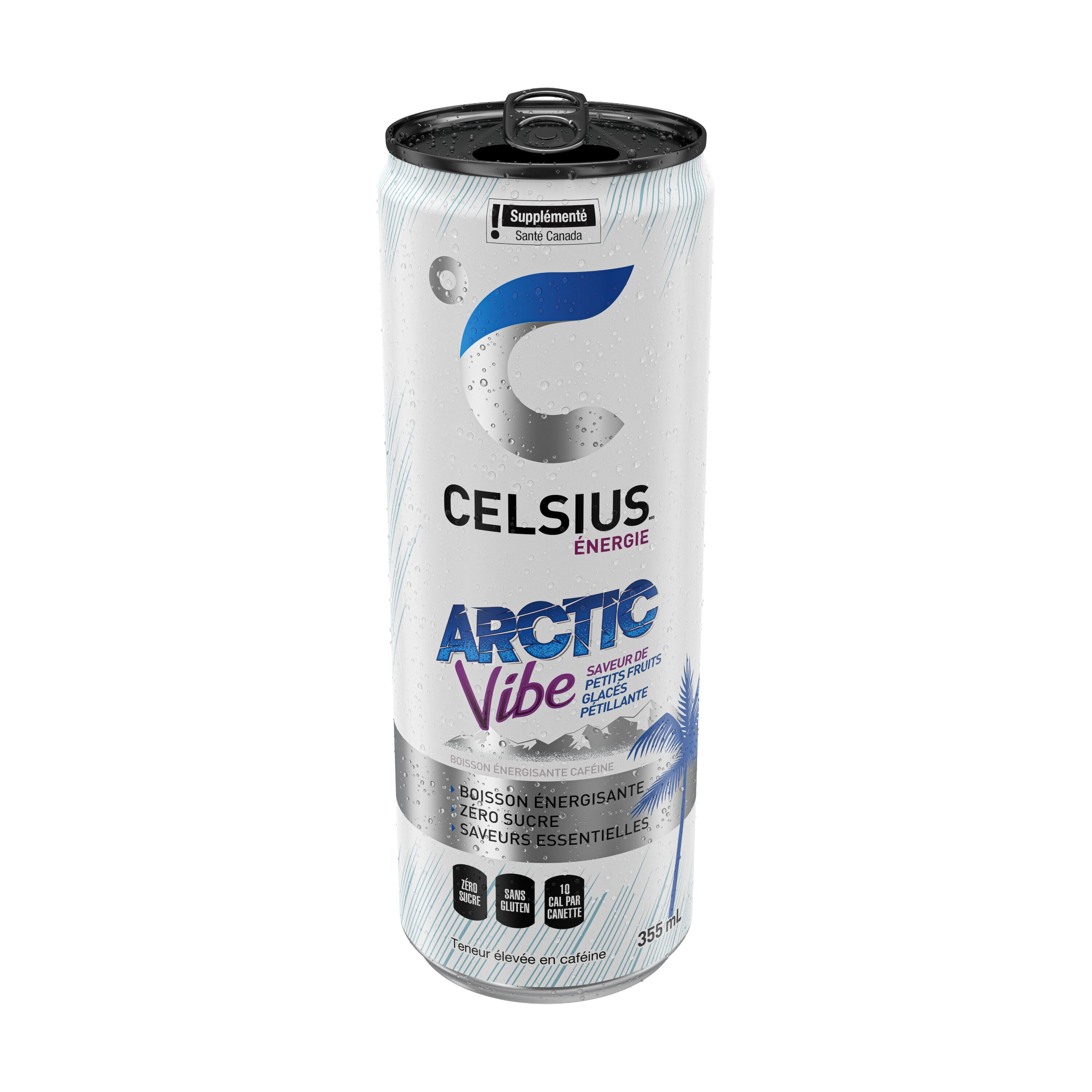 Celsius Artic Vibe Energy Drink 355mL, Can