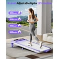 thumbnail image 2 of Foldable Treadmill with 10% Incline Upgrade 3.5HP Low Noise Walking Pad Treadmill with Handle Bar 4 in 1 Portable Under Desk Treadmills for Home/Office, 350Lbs Capacity, APP & Remote Control, 2 of 9