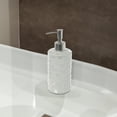thumbnail image 2 of Masion Concepts Mosaic Glass Lotion Dispenser ,Ivory,Glass, 2.91 L x 2.91 W x 7.68 H, 2 of 3