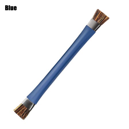 New Mobile Phone Tablet BGA IC Motherboard PCB Anti-static Brush Cleaning Repair Work Double Head Brush ESD Safe BLUE